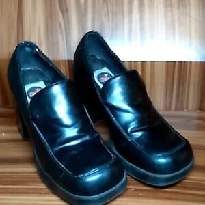 Vintage 1990s Y2K Appeal black heels Gothic